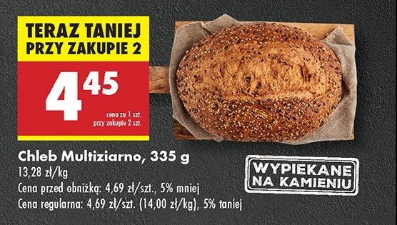 Chleb multiziarno promocja w Biedronka