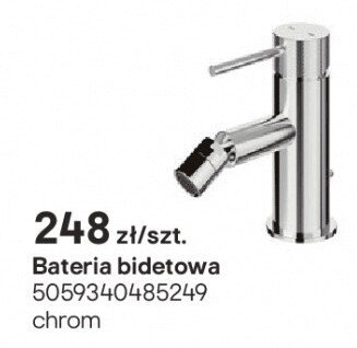 Bateria bidetowa Owens chrom promocja w Castorama