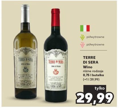 Wino Terre di sera white promocja