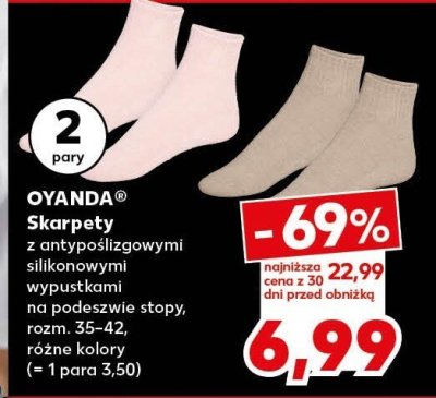 Skarpety różne kolory 2 pary promocja w Kaufland