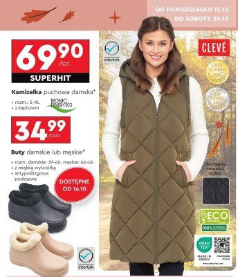 Buty damskie lub męskie Biedronka promocja w Biedronka