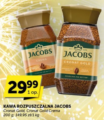 Kawa rozpuszczalna Jacobs Cronat Gold Crema promocja w Groszek