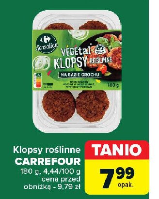 Klopsy roślinne Carrefour sensation promocja