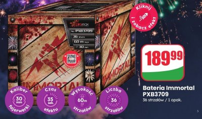 Bateria Immortal PXB3709 promocja w Dino