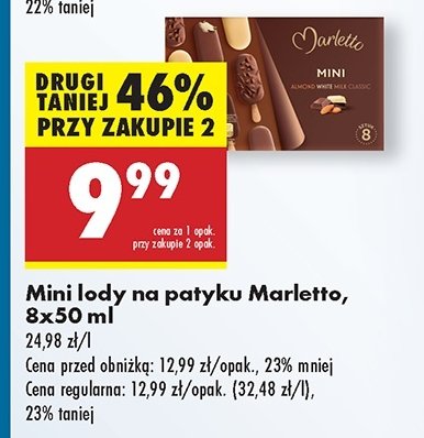 Lody mini Marletto promocja