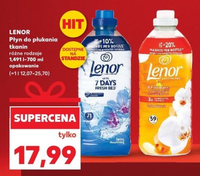 Płyn do płukania tkanin Lenor różne rodzaje promocja w Kaufland