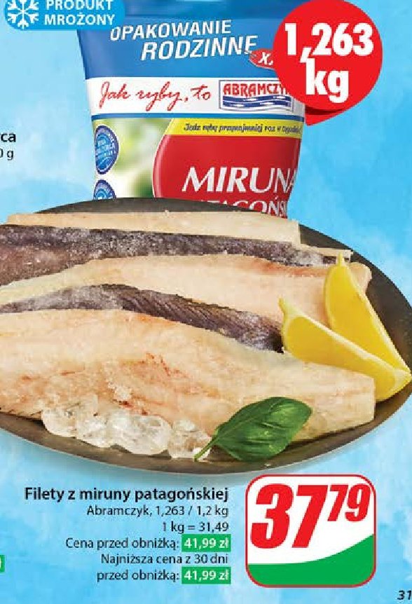 Miruna patago艅ska filet Abramczyk promocja