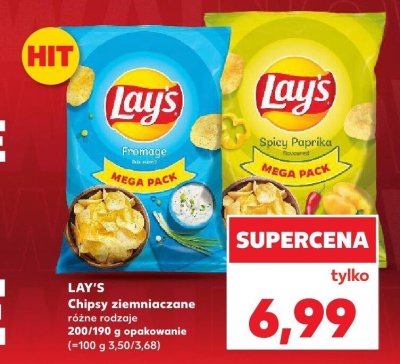 Chipsy ziemniaczane różne rodzaje promocja w Kaufland