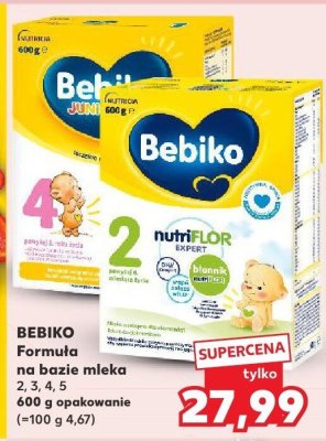 Formuła na bazie mleka 2, 3, 4, 5 promocja w Kaufland