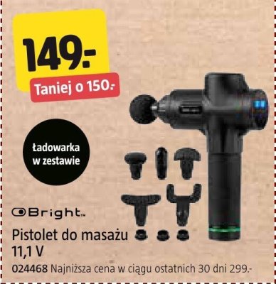 Pistolet do masażu Bright 11,1 V promocja w Jula
