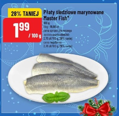 Płaty śledziowe marynowane Master Fish promocja w POLOmarket