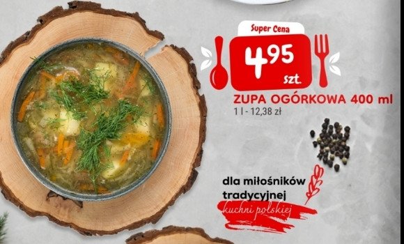Zupa ogórkowa promocja w Biedronka