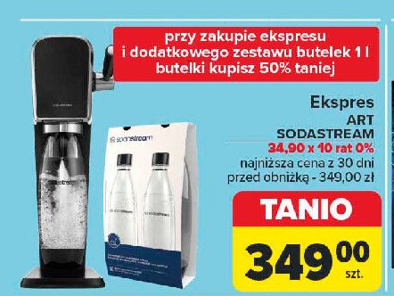 Ekspres do gazowania wody terra czarny Sodastream promocja