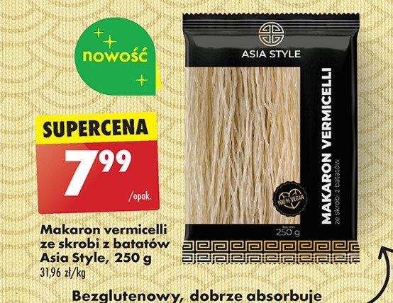 Makaron vermicelli Asia style promocja