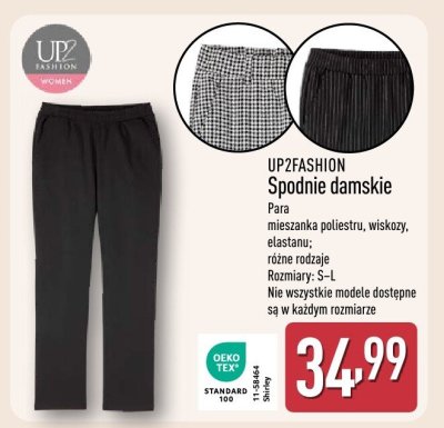 Spodnie damskie UP2FASHION promocja w Aldi