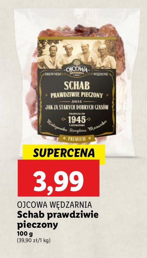 Schab prawdziwie pieczony Ojcowa wędzarnia promocja w Lidl