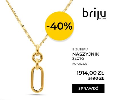 Naszyjnik złoto promocja w Briju
