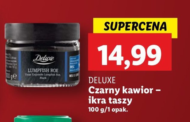 Kawior czarny Deluxe promocja