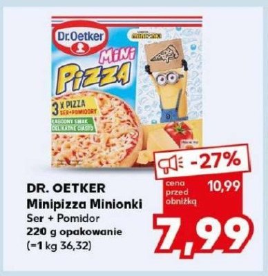 Mini pizza minionki Dr. oetker promocja