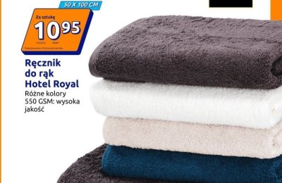 Ręcznik do rąk Hotel Royal promocja w Action