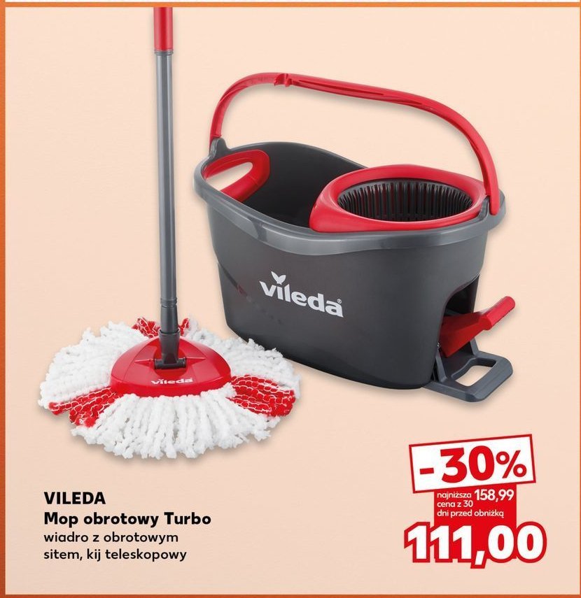 Mop turbo Vileda promocja w Kaufland