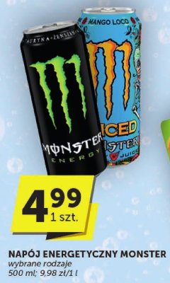 Nap贸j energetyczny Monster energy classic promocja w Euro Sklep