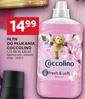 Płyn do płukania Coccolino promocja w Stokrotka