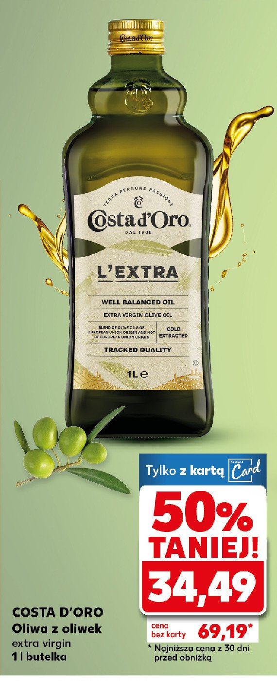 Oliwa z oliwek Costa d'oro promocja