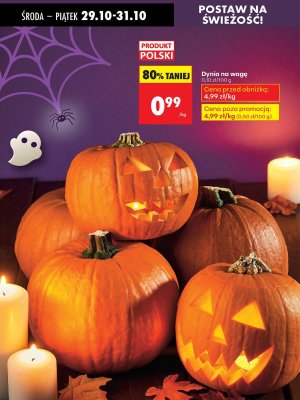 Dynia na wagę promocja w Biedronka