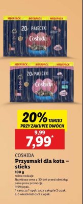 Pałeczki dla kota Coshida promocja