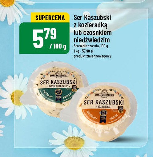 Ser kaszebsczi z kozieradką Stara mleczarnia promocja