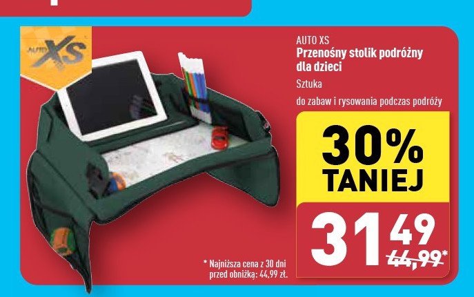 Stolik przeno艣ny dla dzieci AUTO XS promocja