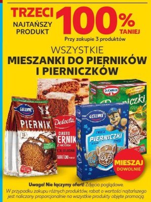 Wszystkie mieszanki do pierników i pierniczków TRZECIA -100% promocja w Kaufland