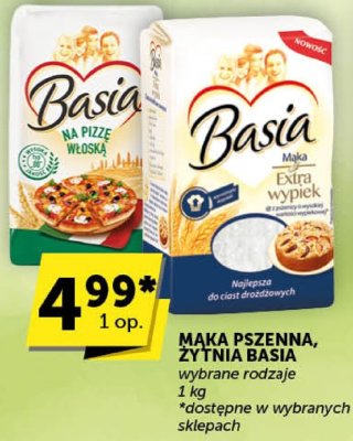 Mąka pszenna, żytnia Basia promocja w ABC