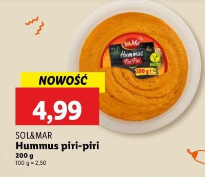 Hummus piri-piri Sol&mar promocja