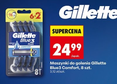 Maszynki do golenia Blue3 Comfort 8 szt. promocja w Biedronka