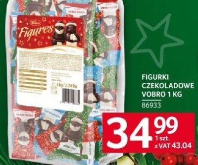 Figurki czekoladowe Vobro 1 kg promocja w Selgros