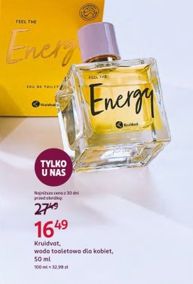 Woda toaletowa dla kobiet Kruidvat Energy promocja