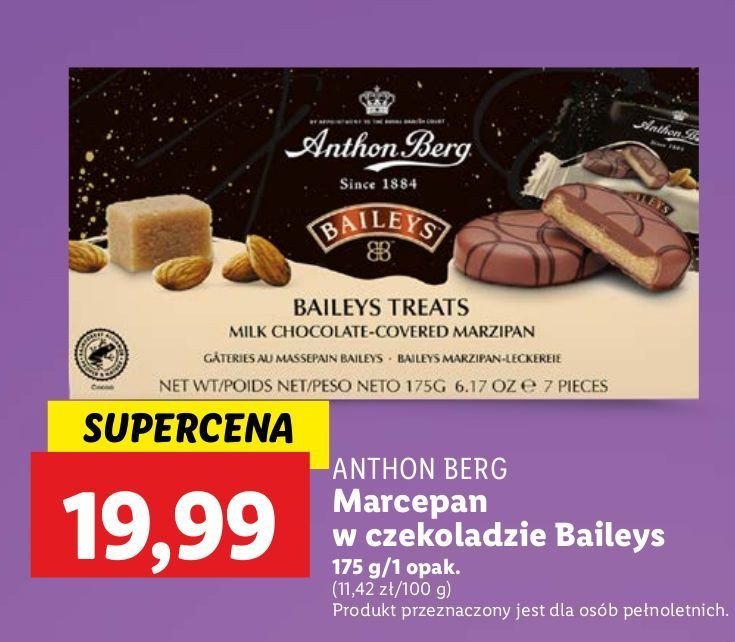 Marcepan w czekoladzie baileys Anthon berg promocja