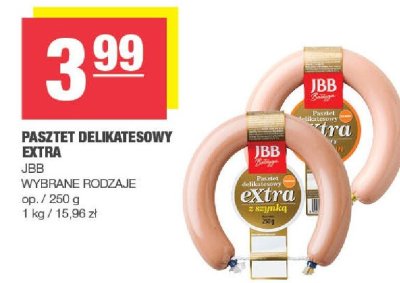 Pasztet delikatesowy extra JBB wybrane rodzaje promocja w SPAR