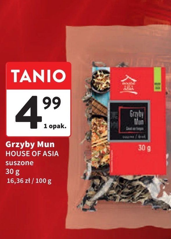 Grzyby mun krojone House of asia promocja w Intermarche