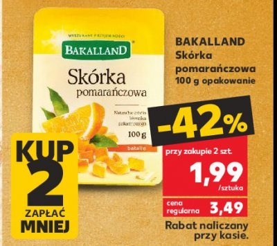 Skórka pomarańczowa Bakalland promocja