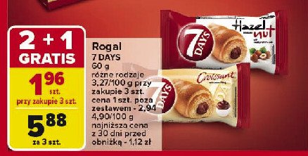 Rogal hazelnut 7 days promocja w Carrefour