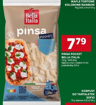 Pinsa POCKET BELLA ITALIA 130 g promocja w Stokrotka