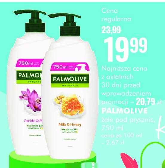 Kremowy żel milk & orchid Palmolive naturals promocja