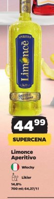 Likier Limonce Aperitivo promocja w Netto