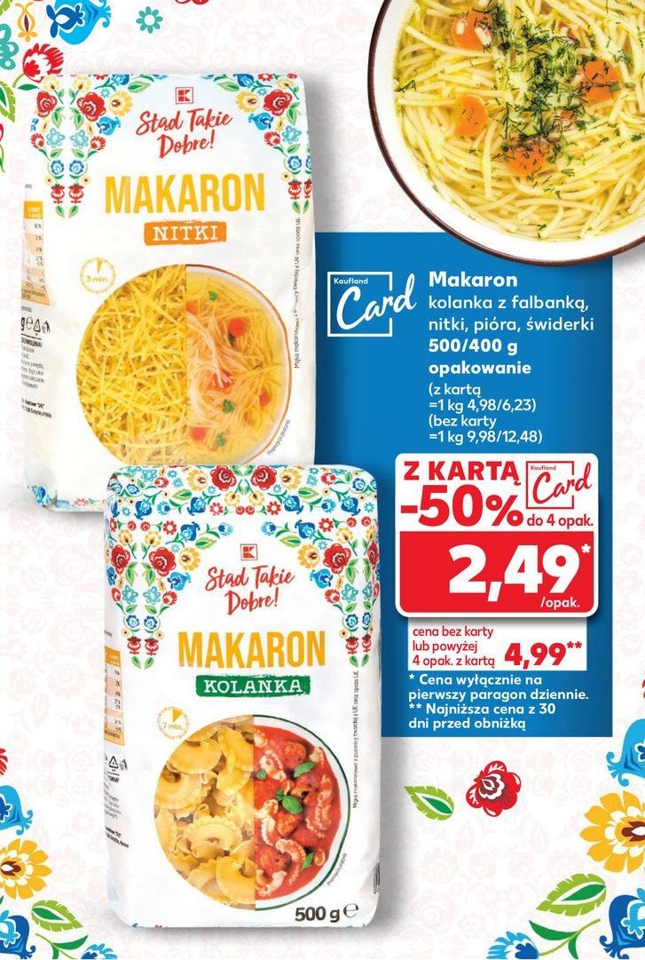 Makaron kolanka K-classic stąd takie dobre! promocja