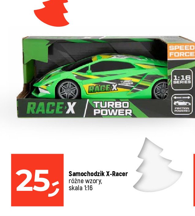 Samochodzik x-racer 1:16 promocja