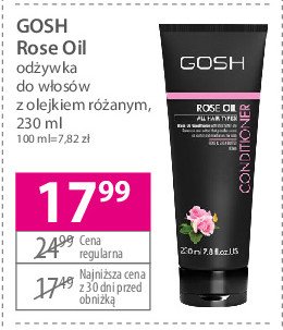 Odżywka do włosów Gosh rose oil promocja
