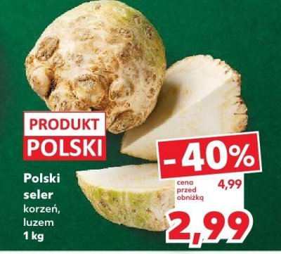 Seler korzeń polski luzem 1 kg promocja w Kaufland